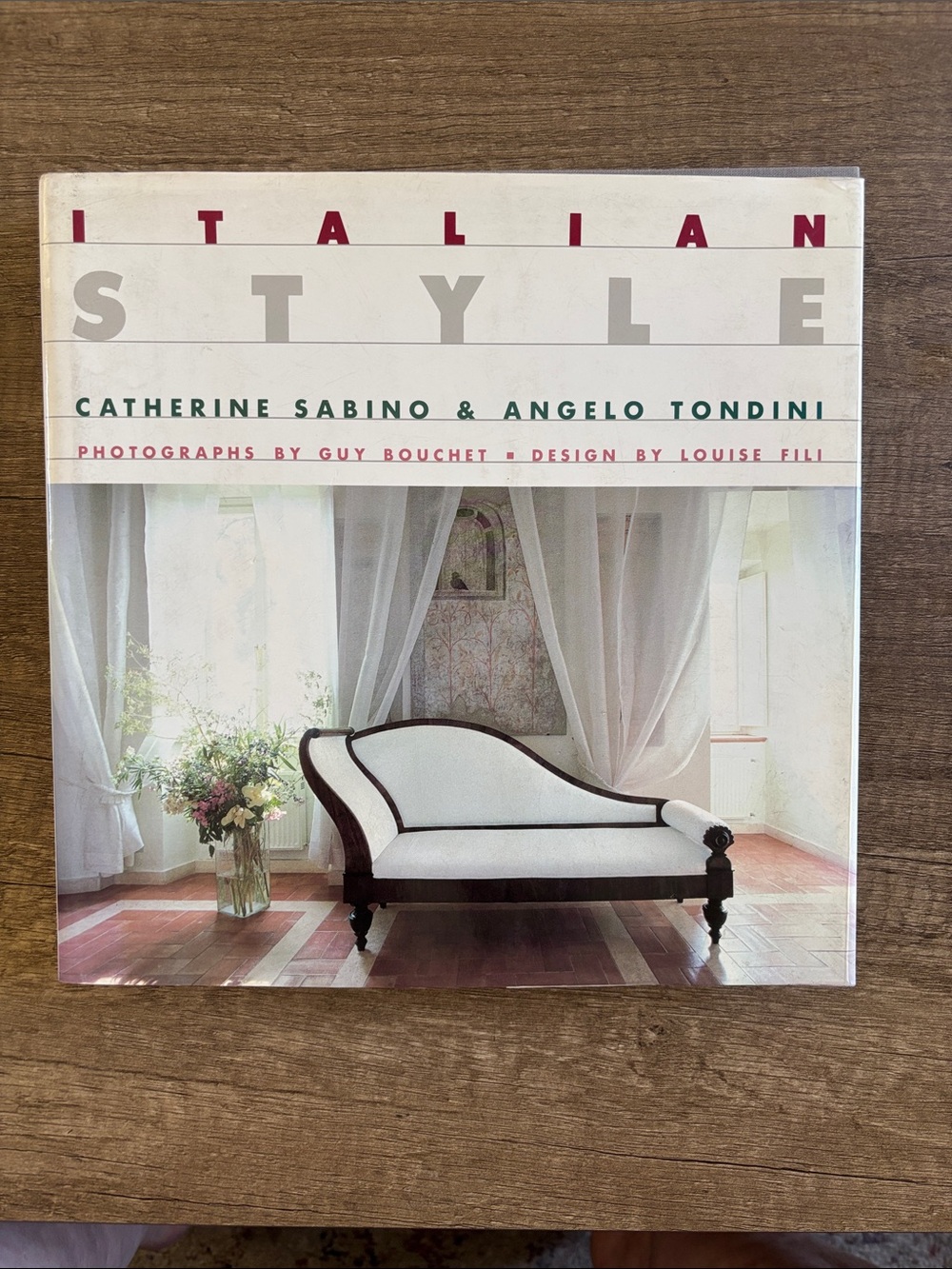 Italian Style Hardcover Book by - White